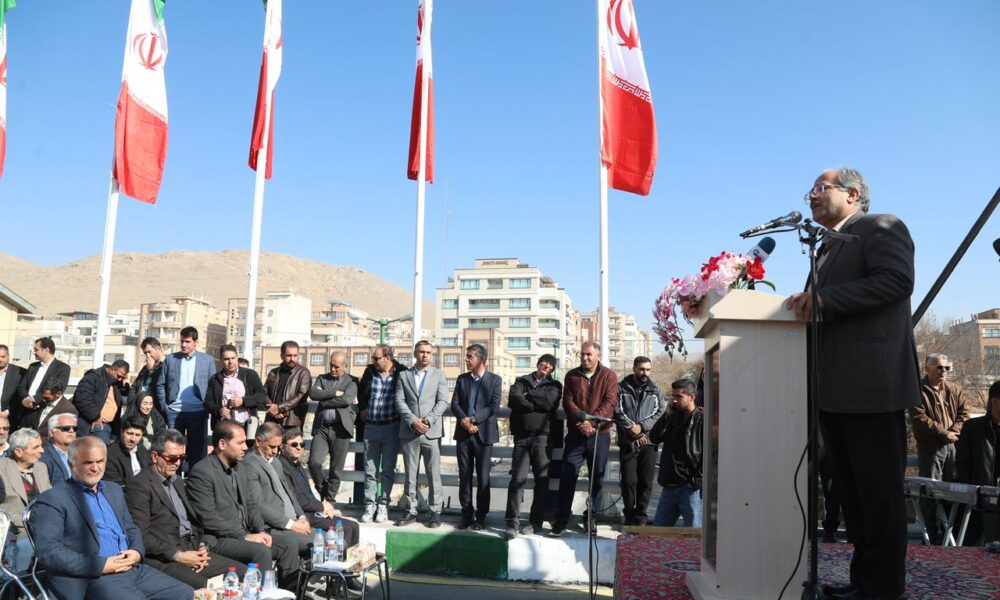 مراسم افتتاح پروژه شهدای خدمت از دریچه دوربین