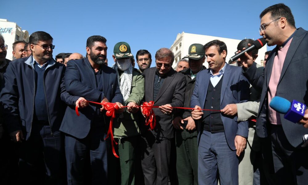 مراسم افتتاح پروژه شهدای خدمت از دریچه دوربین