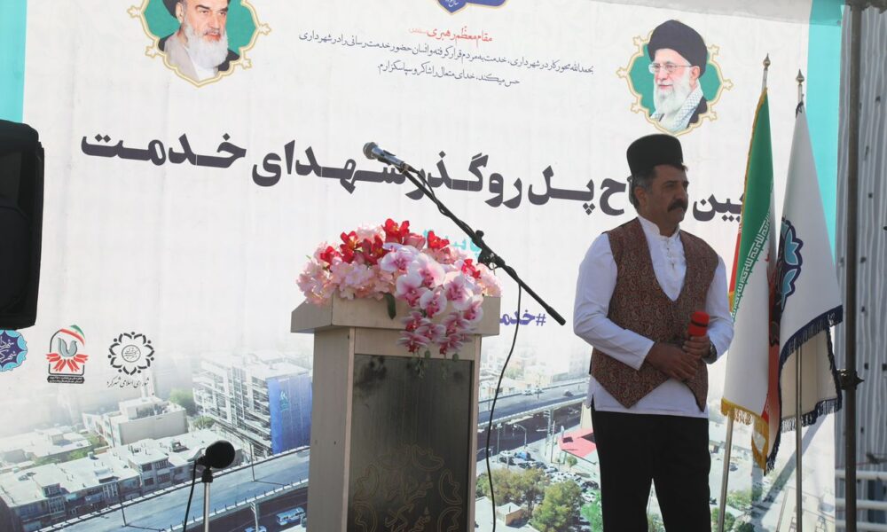 مراسم افتتاح پروژه شهدای خدمت از دریچه دوربین