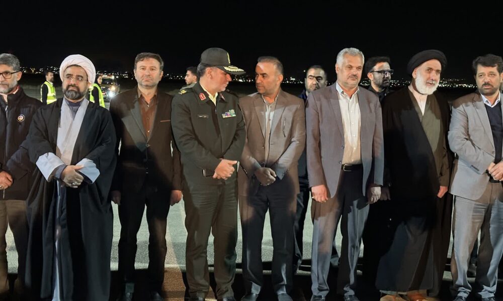 ورود پیکرهای مطهر ۶ شهید گمنام در شهرکرد؛ روایت یک شب سرشار از اشک و افتخار