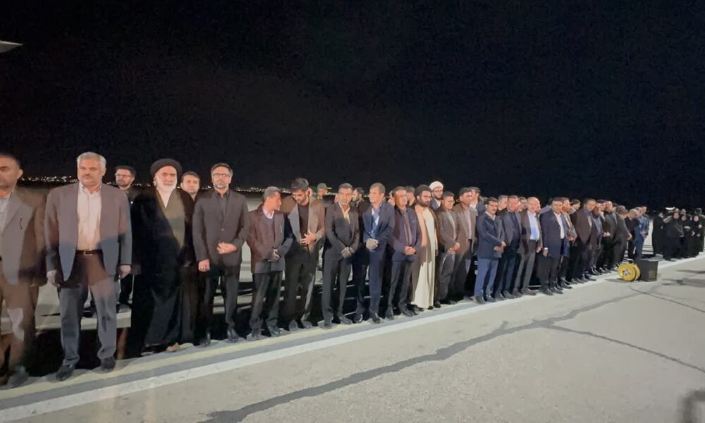 ورود پیکرهای مطهر ۶ شهید گمنام در شهرکرد؛ روایت یک شب سرشار از اشک و افتخار